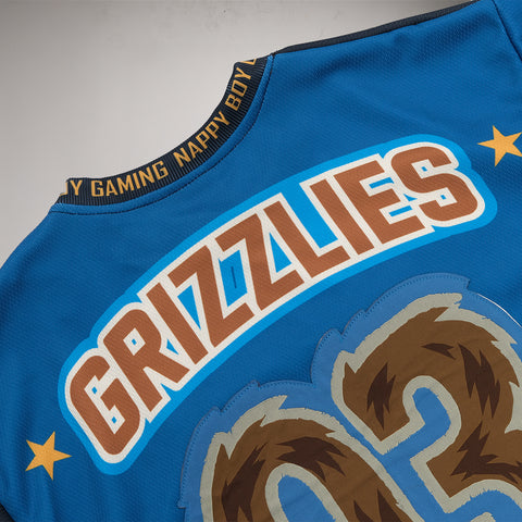 OFFICIAL NAPPY BOY GAMING GRIZZLIES JERSEYS