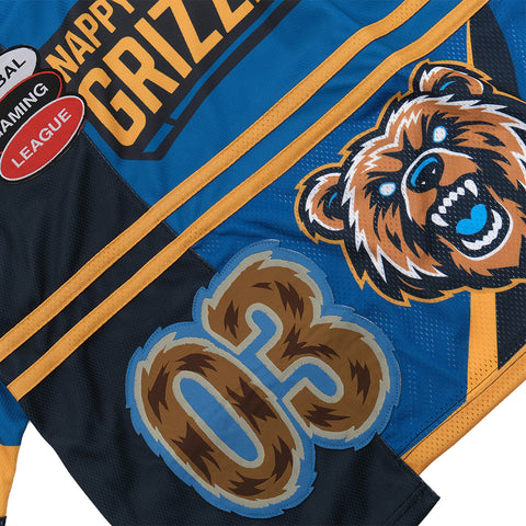 (PRE-ORDER) OFFICIAL NAPPY BOY GAMING GRIZZLIES JERSEYS