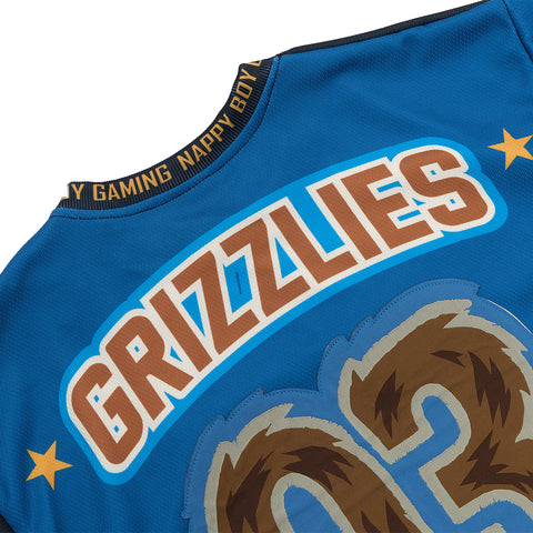 (PRE-ORDER) OFFICIAL NAPPY BOY GAMING GRIZZLIES JERSEYS